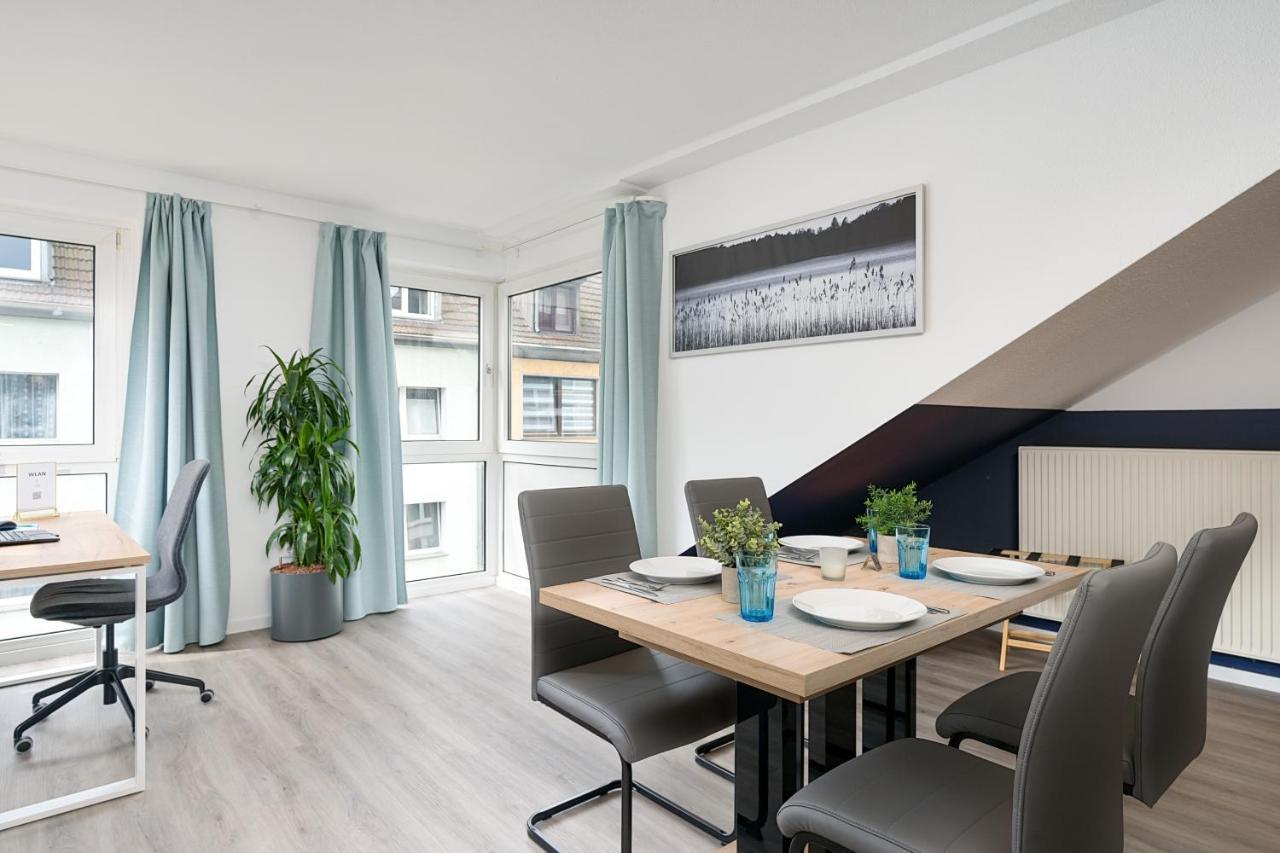Federnest: Luxury Studio with King Bed & Home Office Duisburg Exterior photo