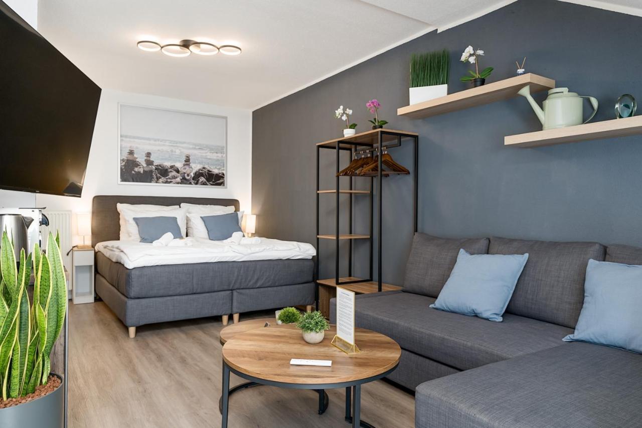 Federnest: Luxury Studio with King Bed & Home Office Duisburg Exterior photo