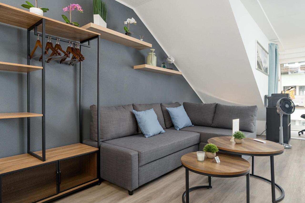 Federnest: Luxury Studio with King Bed & Home Office Duisburg Exterior photo