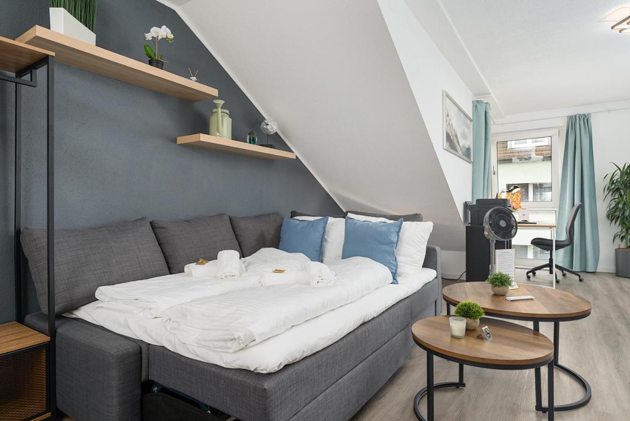 Federnest: Luxury Studio with King Bed & Home Office Duisburg Exterior photo